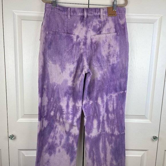 Free People Reese Pitched Straight Cord Jeans in Moonlit Orchid Size 31 NWT - Picture 8 of 10